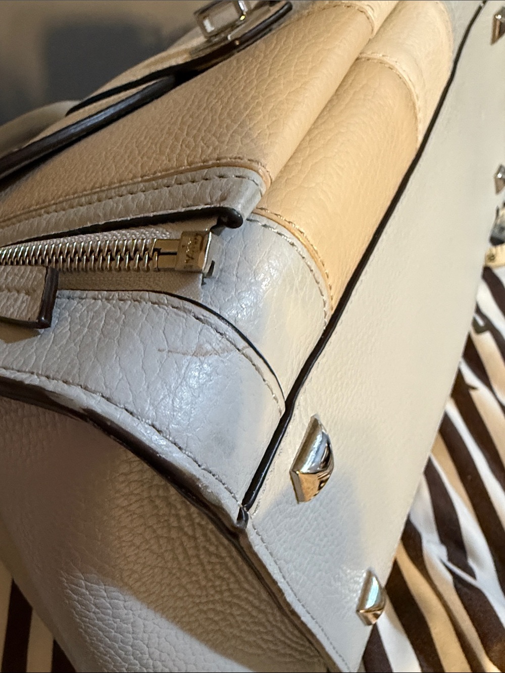 Henri Bendel Rivington tote is crafted from textured cream leather - Picture 16 of 16